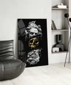 Glasschilderij Standbeeld van Poseidon