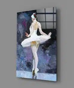 Dit Glasschilderij Ballerina