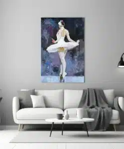 Dit Glasschilderij Ballerina