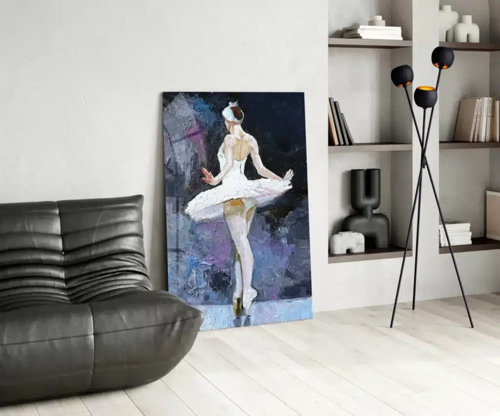 Dit Glasschilderij Ballerina 
