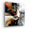 Abstracte Kat Glasschilderij