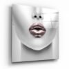 Glasschilderij Vrouw lippen