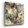 Abstract Bloemen Glasschilderij