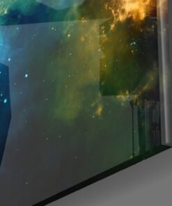 Alternative view of Astronaut Glas Schilderij