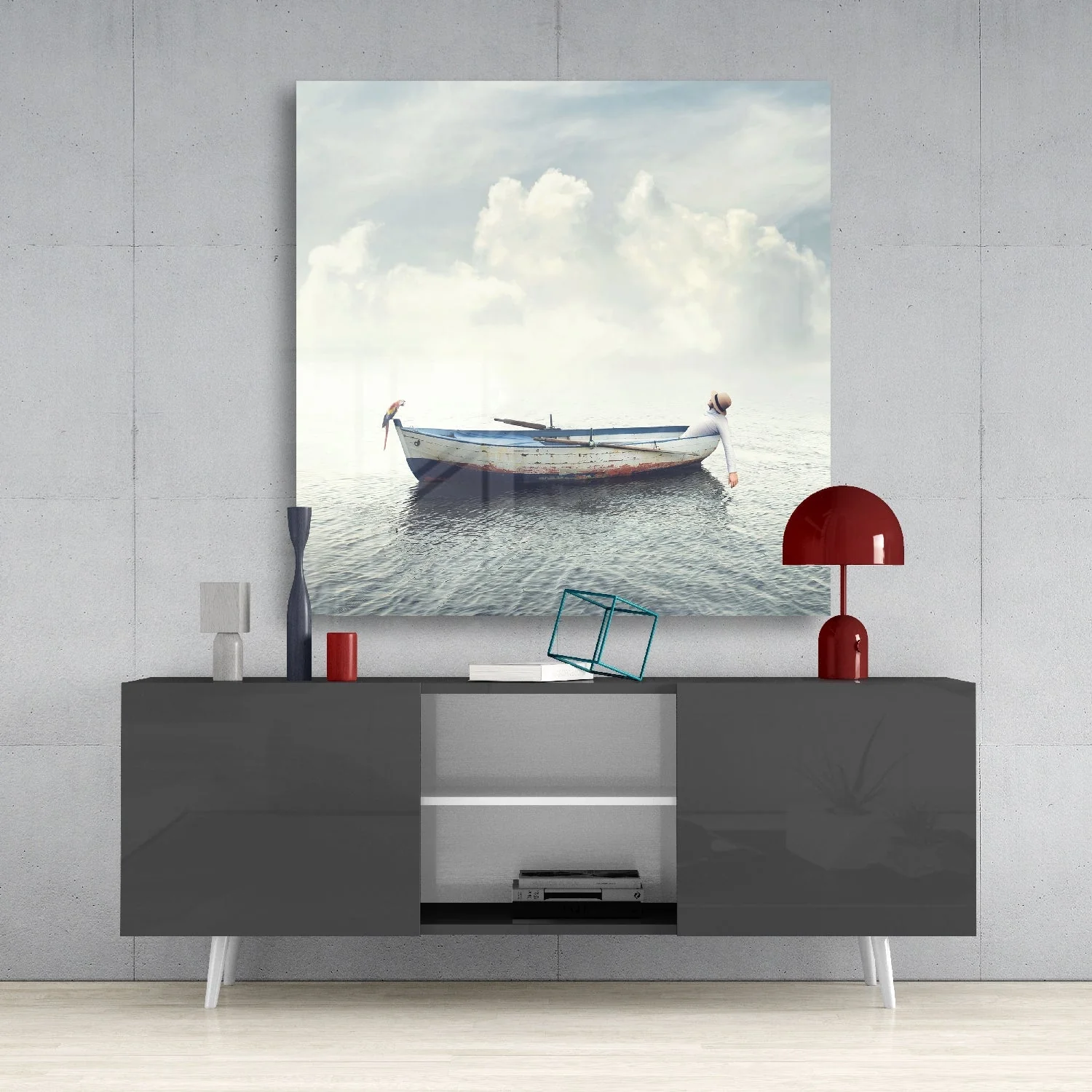 Marine Glasschilderij - Afbeelding 4
