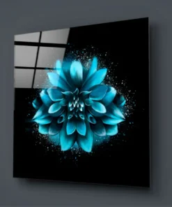 Bloemen Glasschilderij - Afbeelding 3