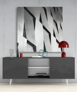 Modern Abstract Glasschilderij