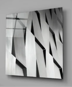 Modern Abstract Glasschilderij - Afbeelding 3