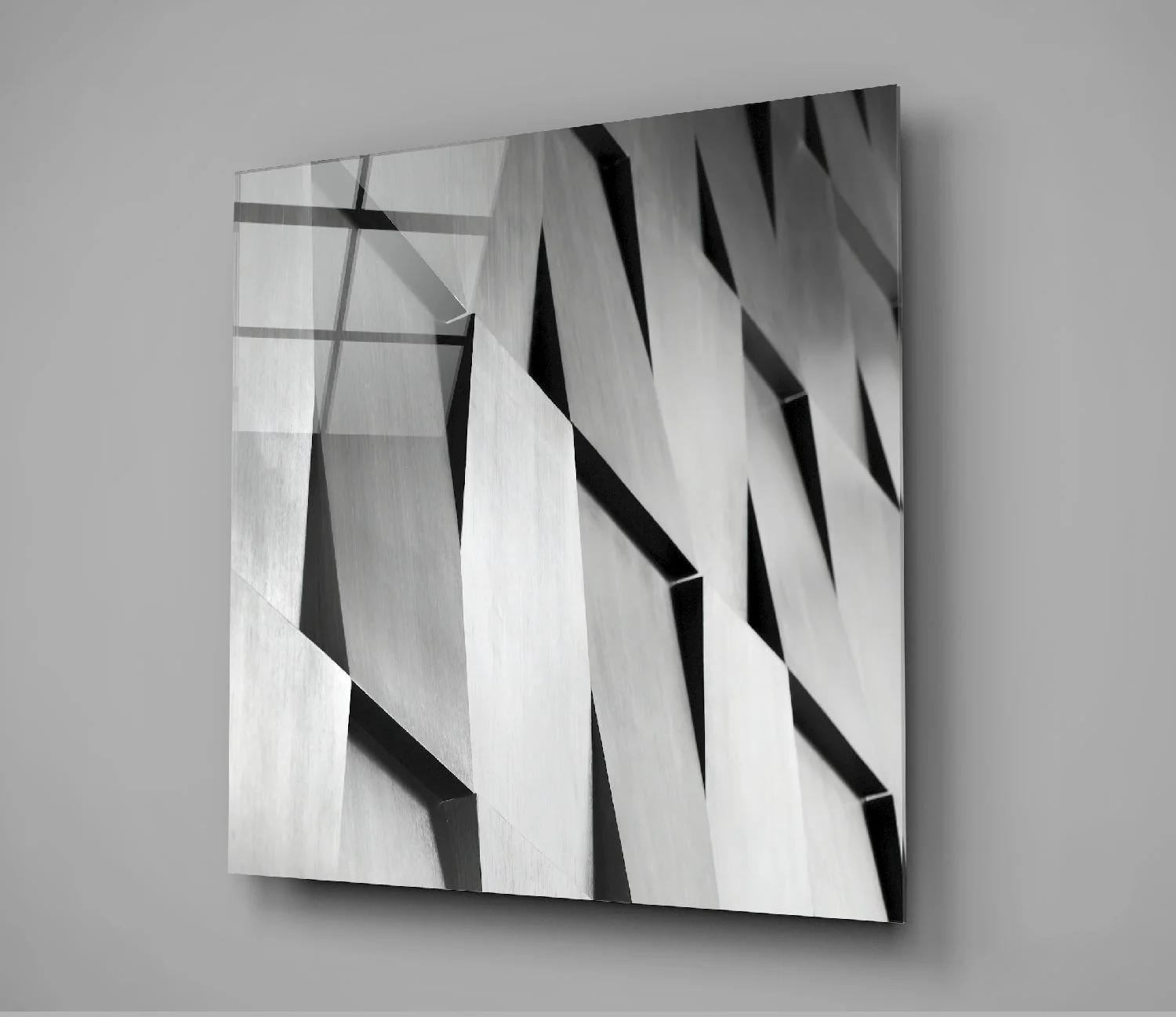 Modern Abstract Glasschilderij - Afbeelding 3