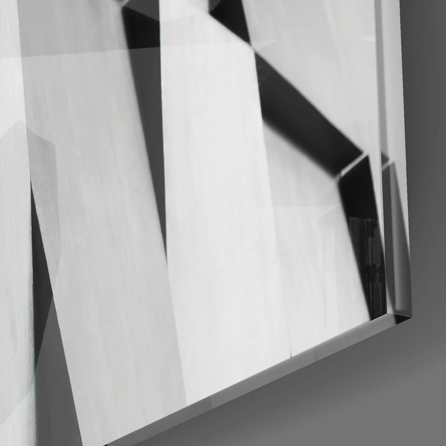 Modern Abstract Glasschilderij - Afbeelding 2