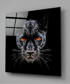 Panter Glasschilderij - Afbeelding 3
