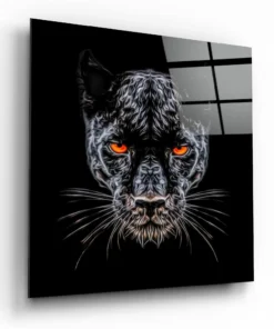 Panter Glasschilderij