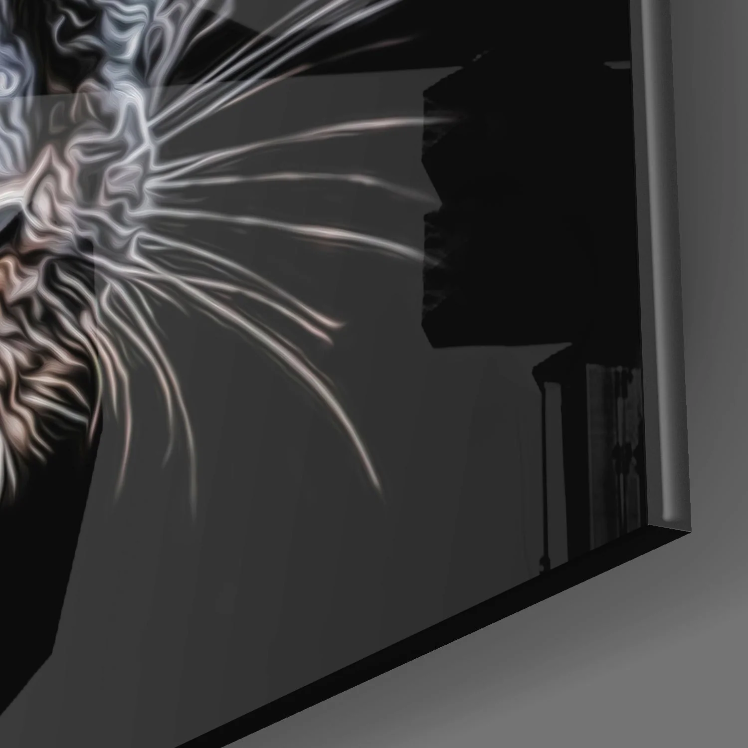 Panter Glasschilderij - Afbeelding 2