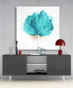 Aquarel Bloem Glasschilderij - Afbeelding 4