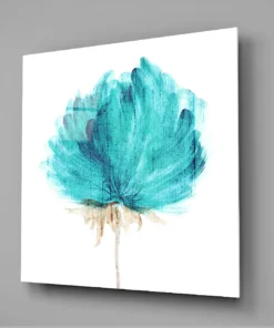 Aquarel Bloem Glasschilderij - Afbeelding 3