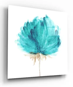 Aquarel Bloem Glasschilderij