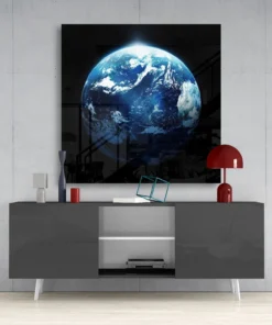 Wereldbol Glasschilderij - Afbeelding 4