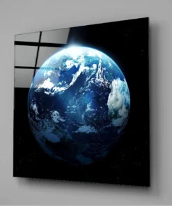 Wereldbol Glasschilderij - Afbeelding 3