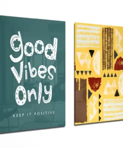 Good Vibes Only Glasschilderij
