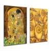 Gustav Klimt Glasschilderij