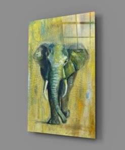 Olifant Glasschilderij CAM 8003 2