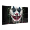 The Joker 4-Delig Glasschilderij
