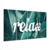 Relax 4-Delig Glasschilderij