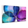Glasschilderij-Abstract-Paars-Blauw-