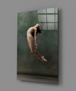 Alternative view of Ballerina Glasschilderij