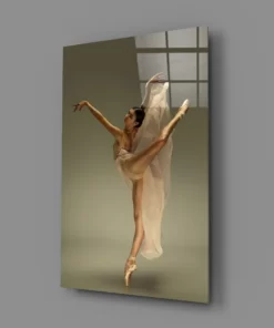Alternative view of Ballerina Glasschilderij