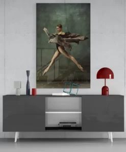 Ballerina Glasschilderij