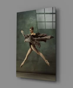 Alternative view of Ballerina Glasschilderij