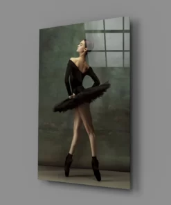 Alternative view of Ballerina Glasschilderij