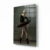 Ballerina Glasschilderij
