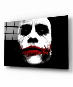 The Joker Glasschilderij