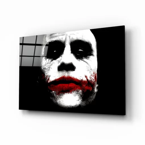 The Joker Glasschilderij