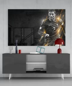 Ronaldo Glasschilderij