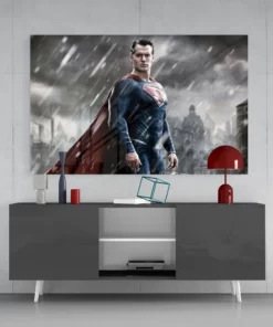 Superman Glasschilderij