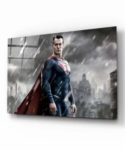 Superman Glasschilderij