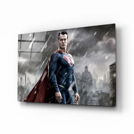 Superman Glasschilderij