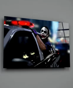 Alternative view of The Joker Glasschilderij