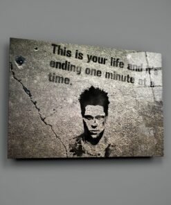 Alternative view of Fight Club-Jouw Leven Glasschilderij