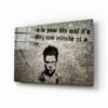 Fight Club-Jouw Leven Glasschilderij