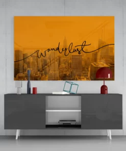 Wanderlust Glasschilderij