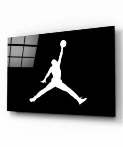 Air Jordan Glasschilderij
