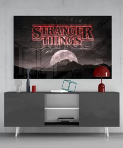 Stranger Things Glasschilderij