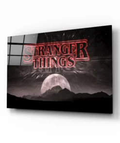 Stranger Things Glasschilderij