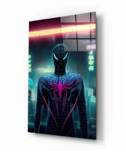 Spiderman Glasschilderij