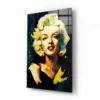  Marilyn Monroe Glasschilderij
