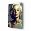 Glasschilderij Marilyn Monroe